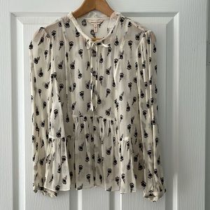Rebecca Taylor Silk Blouse Size 8